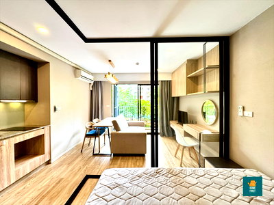 คอนโดให้เช่า : ให้เช่า Blossom Condo สาทร - เจริญราษฎร์ 30ตรม. เฟอร์ครบ 15,000 บาท 
