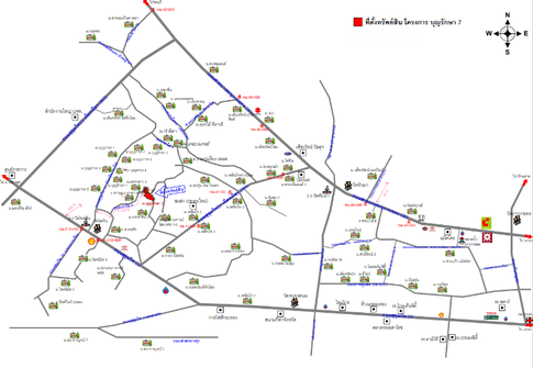 บ้านเดี่ยว 66.3 ตร.วา โครงการ บ้านบุญรักษา 7 ระยอง เมืองระยอง ระยอง 2.9M