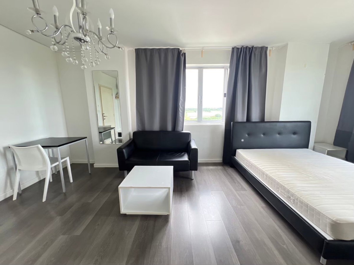 picture 📌𝐔𝐏𝐃𝐀𝐓𝐄 𝐑𝐎𝐎𝐌 𝟐𝟎𝟐𝟔📌 Condo for rent, Campus Resort Bangna [Beautiful room, good price + washing machine] LINE ID: atccity 💻 - 3/10