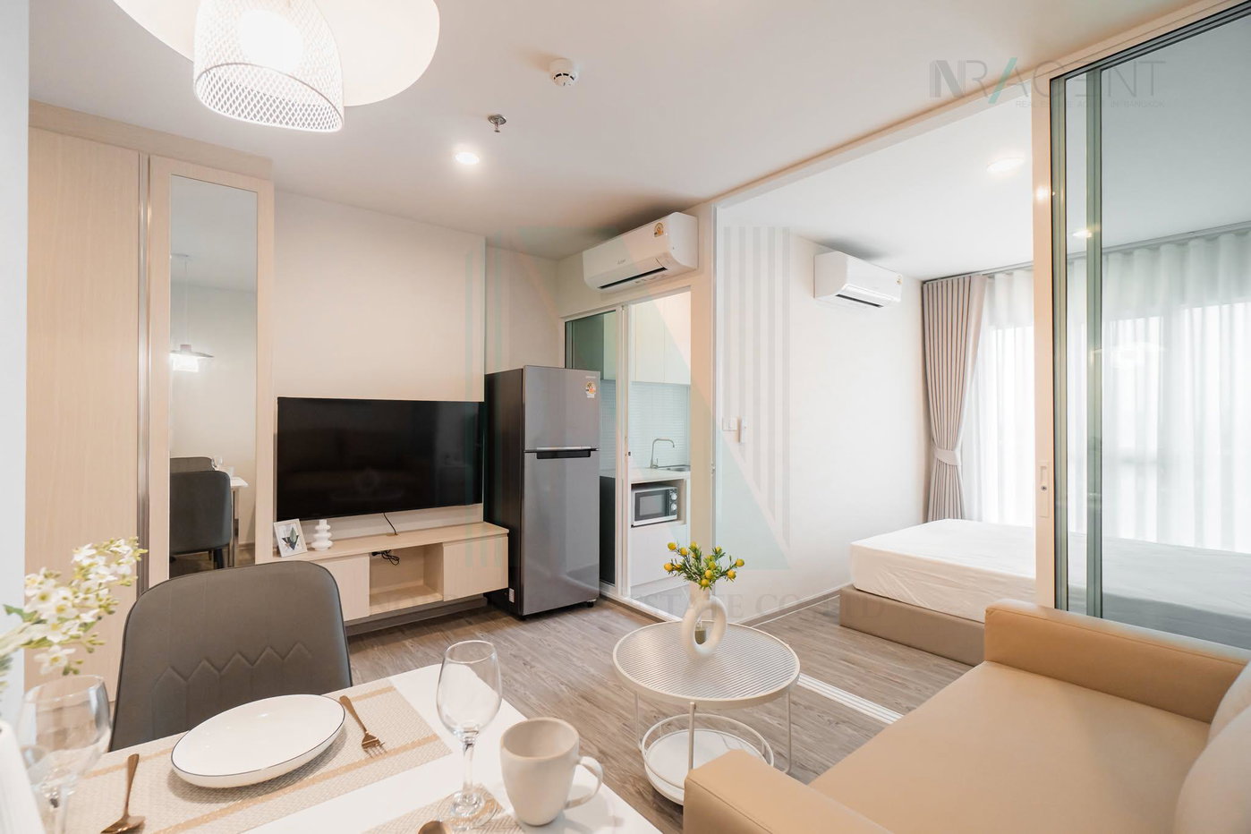 รูป ให้เช่าคอนโด รีเจ้นท์ โฮม บางนา อาคาร B ชั้น 26 1 ห้องนอน ขนาด 28.00 ตรม ใกล้ BTS บางนา - รูปที่ 4/8