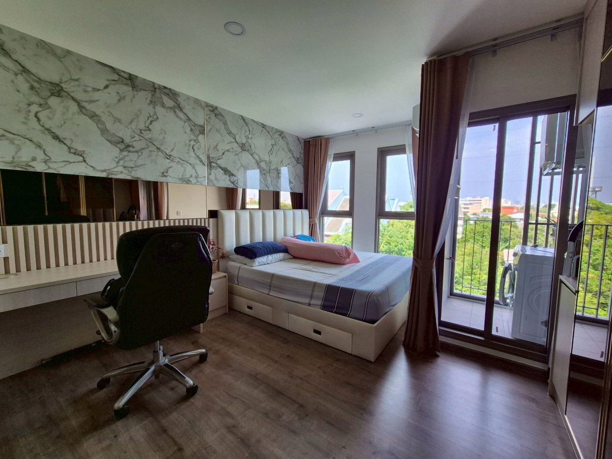 รูป 🏡เจ้าของปล่อยเอง | Aspire Pinklao–Arun Ammarin ✨  1 Bedroom ห้องใหญ่ 34.50 ตร.ม. ชั้น 5 | เฟอร์ฯ + เครื่องใช้ไฟฟ้าครบ ใหม่พร้อมเข้าอยู่ - รูปที่ 2/13