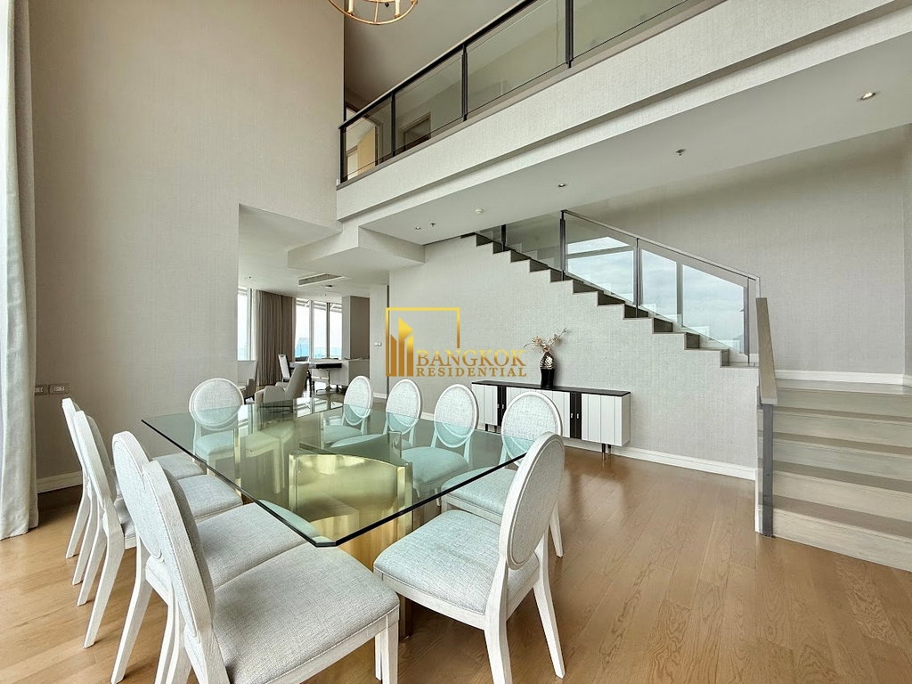 รูป  Magnolias Boulevard - 3 Bed Duplex Penthouse For Rent in Ratchadamri - BR15076CD - รูปที่ 9/49