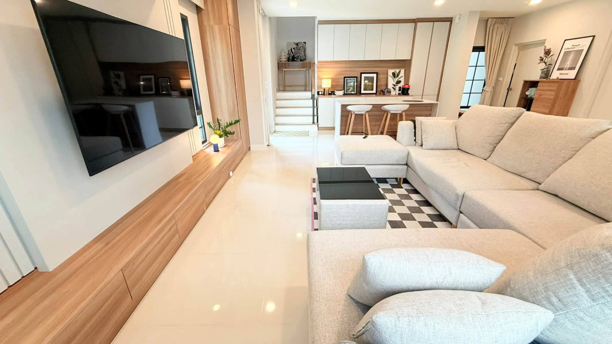 รูป บ้านเดี่ยวให้เช่า น้ำไม่ท่วม CENTRO Bangna Phase 2 📍 หลัง MEGA Bangna | Fully Furnished พร้อมอยู่ LINE : @ideally.property - รูปที่ 6/23