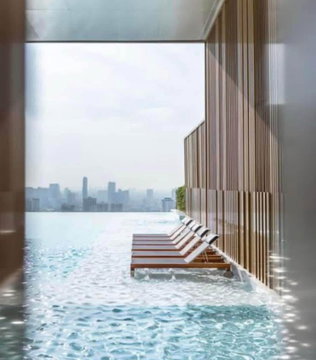 AA152588 | 1Bed | 1Bath | BTS Asok | 48sqm | THB 45,000/mo | Fl.17 — The Esse Asoke Bangkok