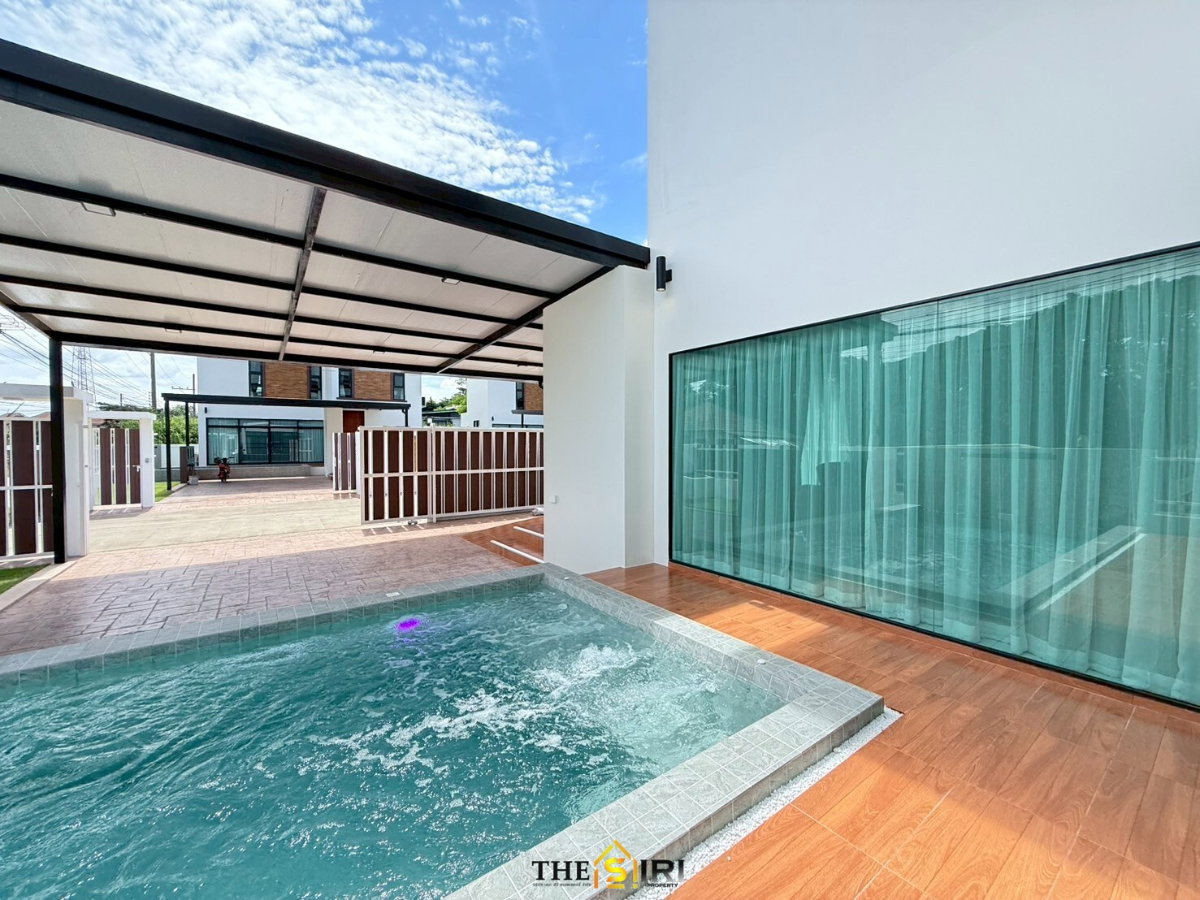 รูป 🏊‍♂️ พูลวิลล่าหรูสไตล์โมเดิร์น 3 ห้องนอน บรรยากาศสงบส่วนตัว โซนสันกำแพง - รูปที่ 5/44