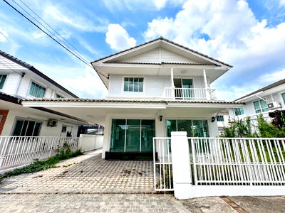 Houses for sale Lam Luk Ka : 🔥 2-story detached house on 51 sq m of land, price 3 million! 🏡 Prueklada Rangsit Khlong 4
