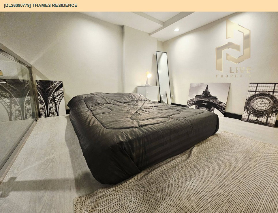 รูป DL26090779 ขายคอนโด เทมส์ เรสซิเดนส์  (Thames Residence) ใกล้ BTS แบริ่ง พร้อมเข้าอยู่ โทรด่วน 0614453194 LineID @952jdxxk - รูปที่ 11/15
