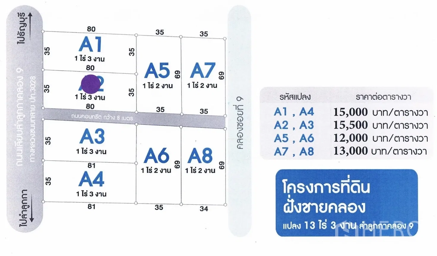 picture Land 600 sq.w. in Lam Luk Ka, Lam Luk Ka, Pathum Thani - 3/3