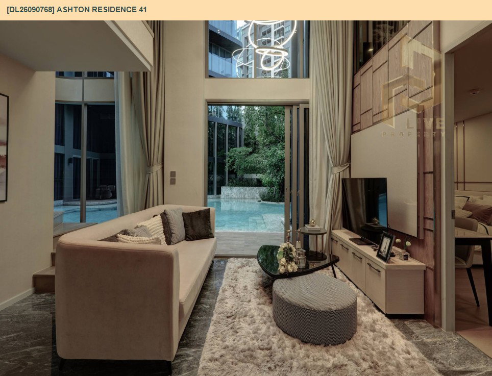 รูป DL26090768 ให้เช่าคอนโด แอชตัน เรสซิเดนซ์ 41 (Ashton Residence 41) ใกล้ BTS พร้อมพงษ์ พร้อมเข้าอยู่ โทรด่วน 0653619502 LineID @952jdxxk - รูปที่ 2/12