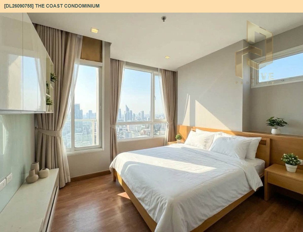 รูป DL26090755 ให้เช่าคอนโด เดอะ โคสต์ คอนโดมิเนียม (The Coast Condominium) ใกล้ BTS บางนา พร้อมเข้าอยู่ โทรด่วน 0653619502 LineID @952jdxxk - รูปที่ 2/7
