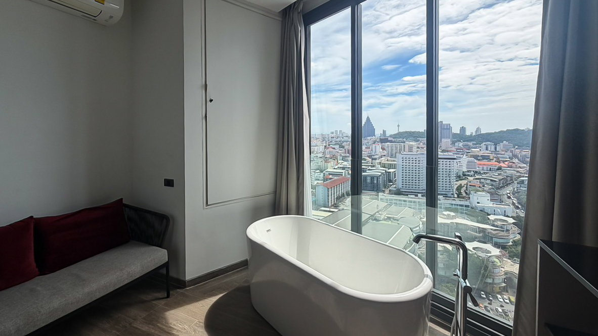 รูป 🛏️ 1 ห้องนอน - 🛁 1 ห้องน้ำ - 🏙️ Sea View - 🌏 ชื่อชาวต่างชาติ - 🏢 Edge Central Pattaya - รหัส: EDGE17 - รูปที่ 6/7