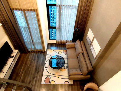Condos for rent : ‼️Special price [Duplex]🏙 For rent Knightsbridge Space Rama 9📍MRT Rama 9 📲 Contact call / line 099-289-1569
