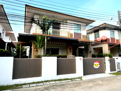 บ้านแฝดให้เช่า : 🏡✨ ให้เช่า บ้านแฝดสไตล์บ้านเดี่ยว Maldives Palm บางนา–วงแหวน 3 ห้องนอน 2 ห้องน้ำ พร้อมพื้นที่ใช้สอย 126 ตร.ม. ใกล้ Mega Bangna และสนามบินสุวรรณภูม