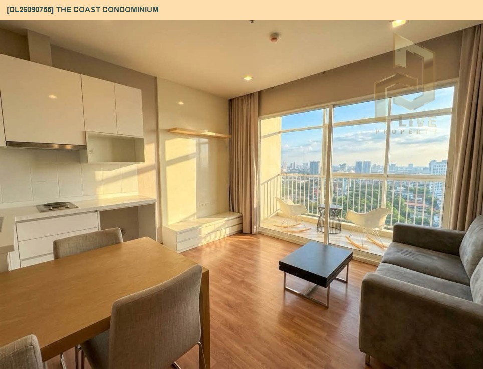 รูป DL26090755 ให้เช่าคอนโด เดอะ โคสต์ คอนโดมิเนียม (The Coast Condominium) ใกล้ BTS บางนา พร้อมเข้าอยู่ โทรด่วน 0653619502 LineID @952jdxxk - รูปที่ 5/7
