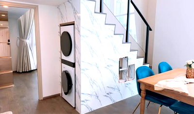 Condos for rent : AA583504 | 3Bed | 2Bath | BTS Ratchathewi | 82sqm | THB 70,000/mo | Fl.24 — Park Origin Bangkok