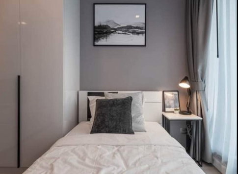 MN027241 | 2Bed | 1Bath | MRT Phetchaburi | 41sqm | THB 30,000/mo | Fl.5 — Life Asoke Rama 9 Bangkok