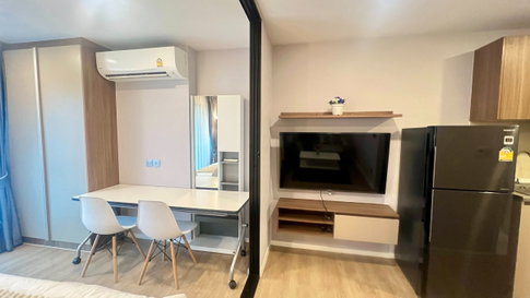 AA522469 | 1 ห้องนอน | 1 ห้องน้ำ | MRT Ratchadaphisek | 24 ตร.ม. | 13,000 บาท/เดือน | ชั้น 6 — Kave Town Island กรุงเทพฯ