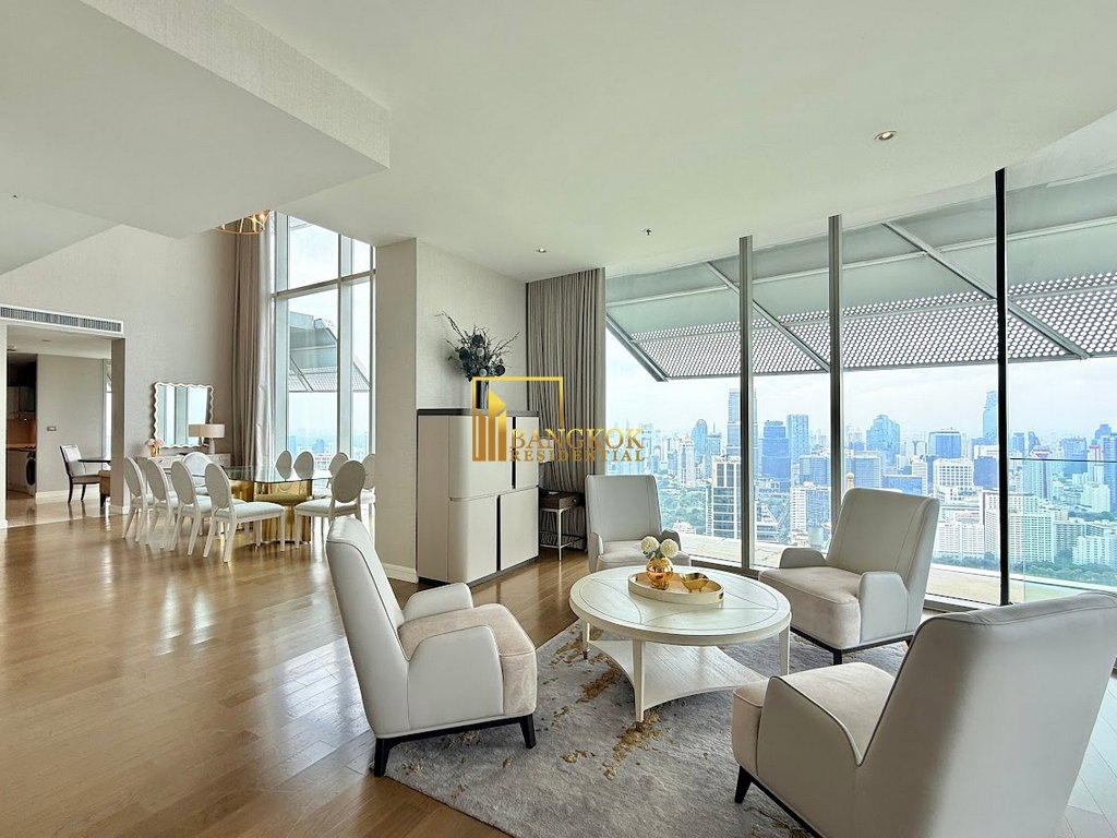 รูป  Magnolias Boulevard - 3 Bed Duplex Penthouse For Rent in Ratchadamri - BR15076CD - รูปที่ 5/49