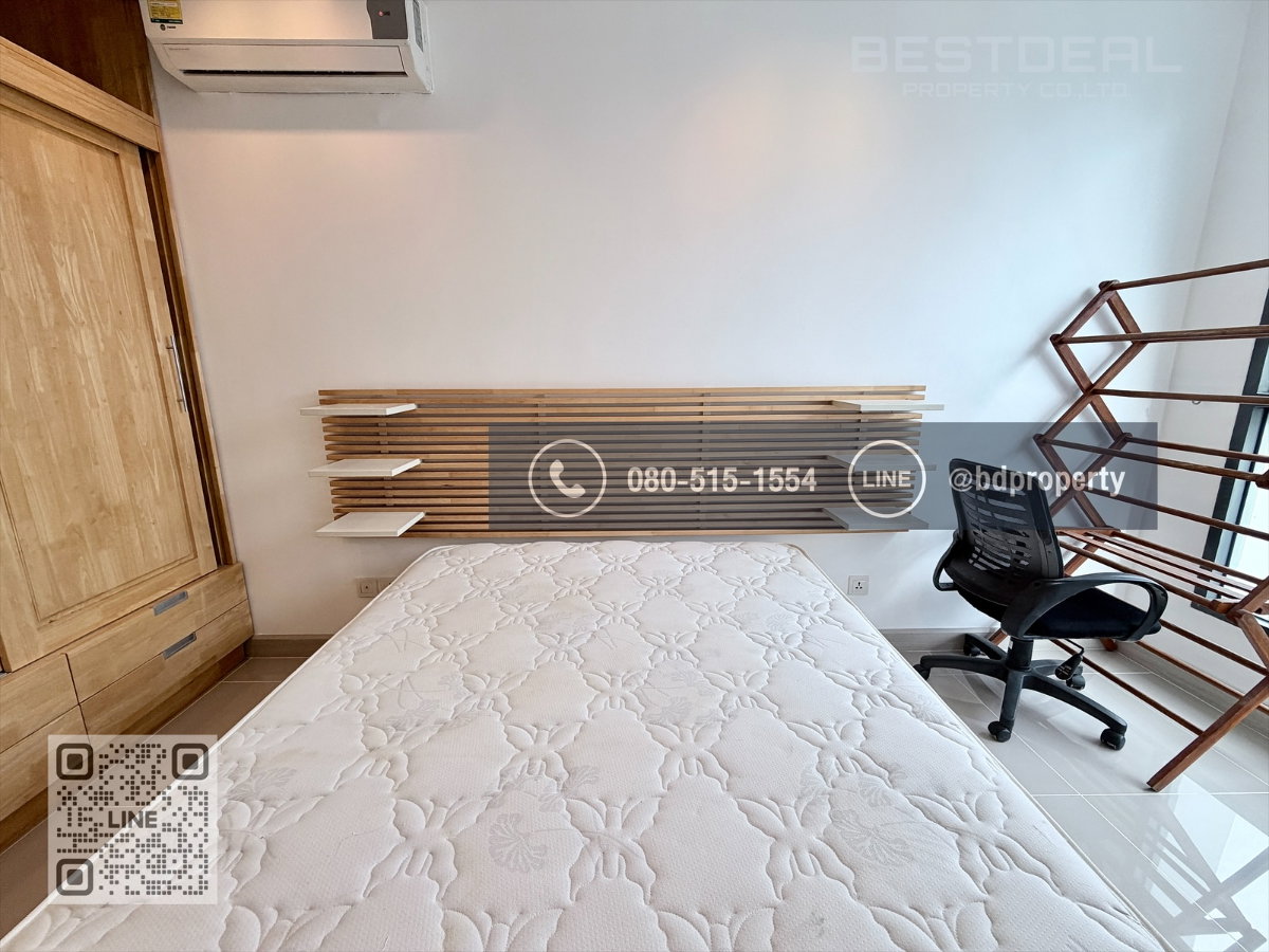 รูป Bestdeal ให้เช่า 1 ห้องนอน 31ตรม.ราคา 16,000/เดือนเท่านั้น เฟอร์นิเจอร์และเครื่องใช้ไฟฟ้าครบ“IDEO MOBI RAMA 9” ใกล้MRT และ เซ็นทรัลพระราม 9 - รูปที่ 8/14