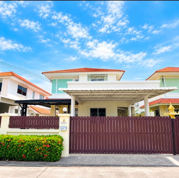 บ้านเดี่ยวมือสองชลบุรี รีโนเวทใหม่ พร้อมอยู่ โครงการ บ้านสวนวิวเขา ห้วยกะปิ