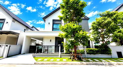 เช่าบ้านเดี่ยว เมกะ บางนา : บ้านเดี่ยวให้เช่า น้ำไม่ท่วม CENTRO Bangna Phase 2 📍 หลัง MEGA Bangna | Fully Furnished พร้อมอยู่  LINE : @ideally.property