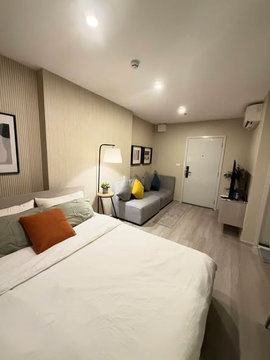 AA723312 | 1 Bed | 1 Bath | Wutthakat BTS | 25sqm | THB 12,000/mo | Fl.41 — Elio Sathorn-Wutthakat Bangkok
