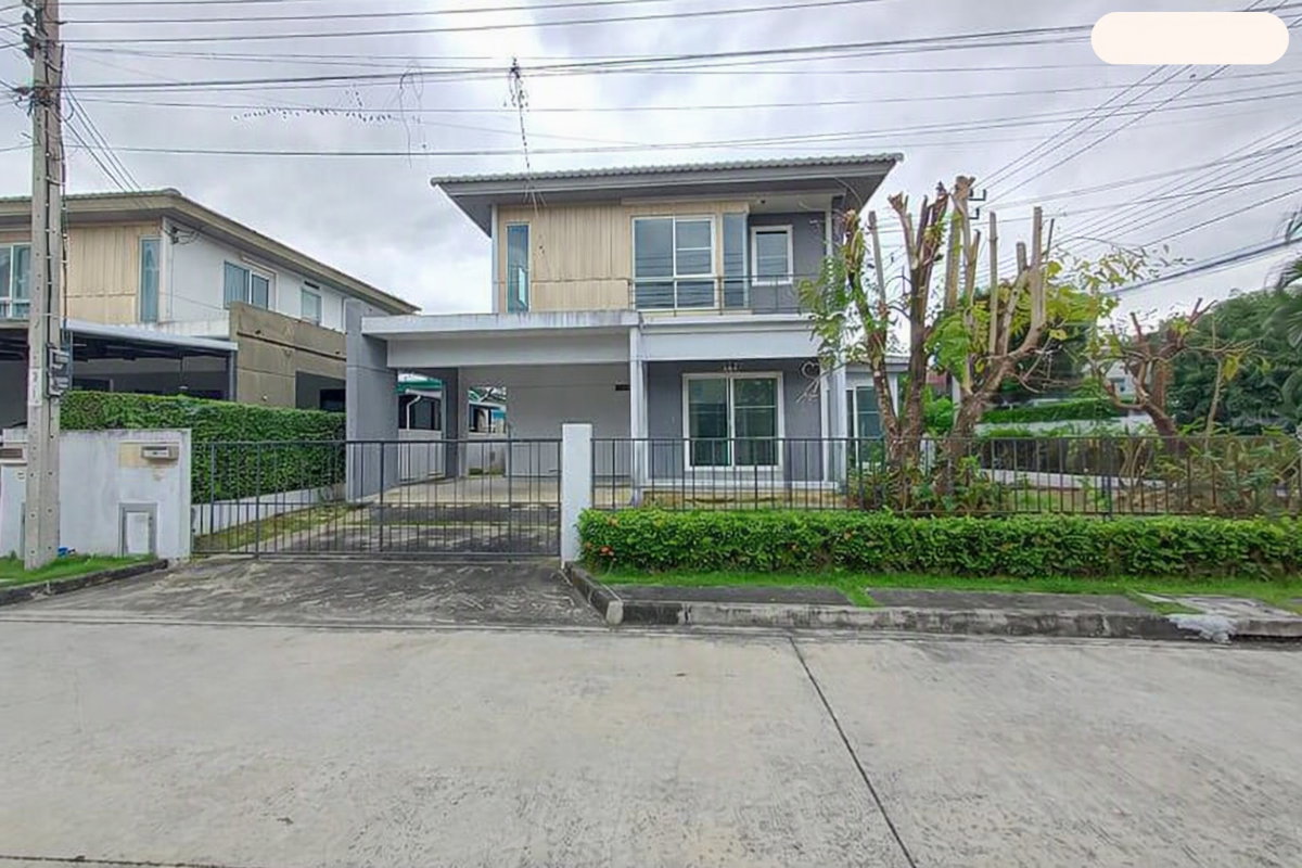 L-H063A|บ้านเดี่ยว 2 ชั้น  โครงการ วิลลาจจิโอ พระราม 2   ซ.บางกระดี่ 35/1 ถ.บางกระดี่ แขวงแสมดำ เขตบางขุนเทียน กรุงเทพมหานคร (ราคา 4,200,000 บาท )