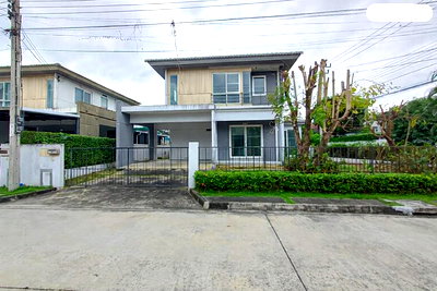 ขายบ้านเดี่ยว : L-H063A|บ้านเดี่ยว 2 ชั้น  โครงการ วิลลาจจิโอ พระราม 2   ซ.บางกระดี่ 35/1 ถ.บางกระดี่ แขวงแสมดำ เขตบางขุนเทียน กรุงเทพมหานคร (ราคา 4,200,000 บาท )