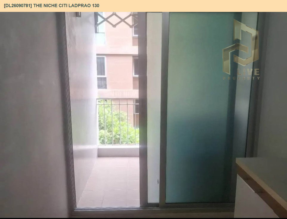 รูป DL26090781 ให้เช่าคอนโด เดอะ นิช ซิตี้ ลาดพร้าว 130 (The Niche Citi Ladprao 130) ใกล้ - พร้อมเข้าอยู่ โทรด่วน 0614453194 LineID @952jdxxk - รูปที่ 11/11