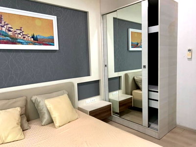 Condos for rent : MN025737 | 1Bed | 1Bath | MRT Huai Khwang | 36sqm | THB 15,000/mo | Fl.20 — Life Ratchadapisek Bangkok