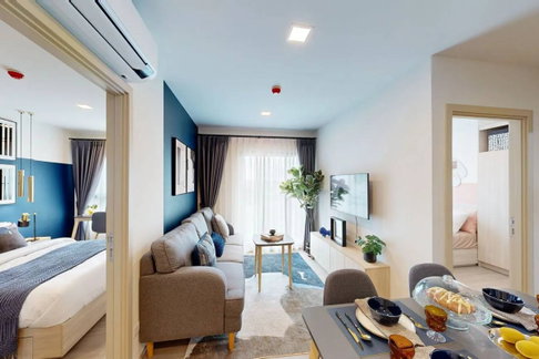 ขายคอนโดใหม่ The base downtown khonkaen แบบ 2 ห้องนอน 2 ห้องน้ำ 