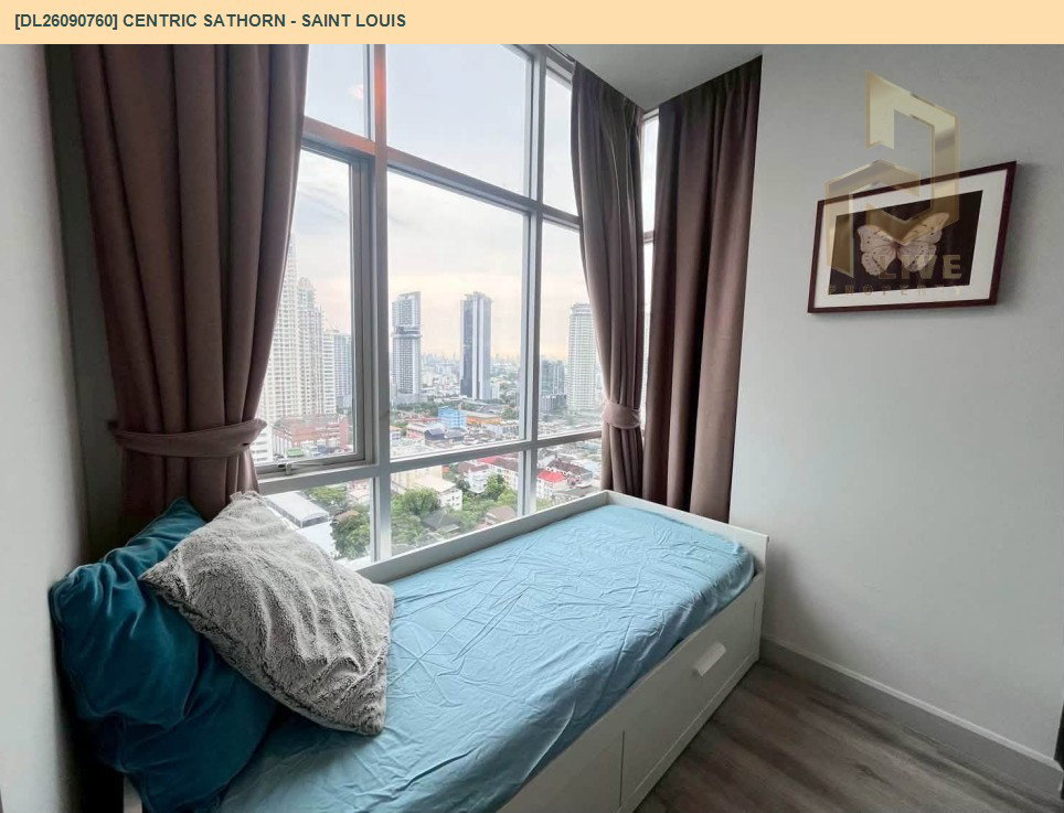 รูป DL26090760 ให้เช่าคอนโด เซ็นทริค สาทร - เซนต์หลุยส์ (Centric Sathorn - Saint Louis) ใกล้ BTS สุรศักดิ์ พร้อมเข้าอยู่ โทรด่วน 0638692663 LineID @952jdxxk - รูปที่ 2/7