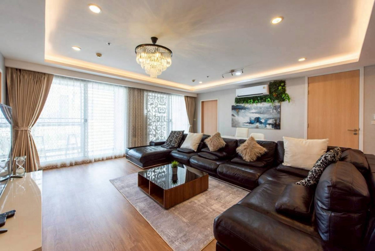 รูป Condo for RENT : 15 Sukhumvit Residence 4 Bedroom  2 Bathroom (Bathbub)  / City View  𝐅𝐥𝐨𝐨𝐫 : 16  ✅Fully furnished - รูปที่ 2/19