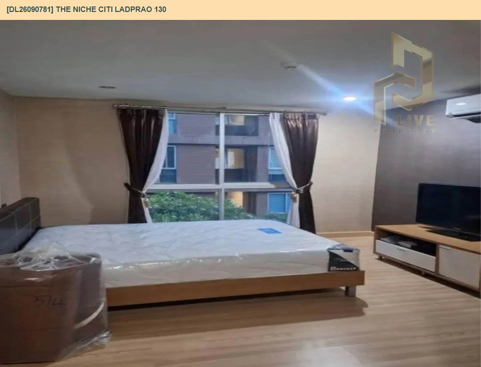 1-bed condo for rent, 42 sqm, The Niche Citi Ladprao 130