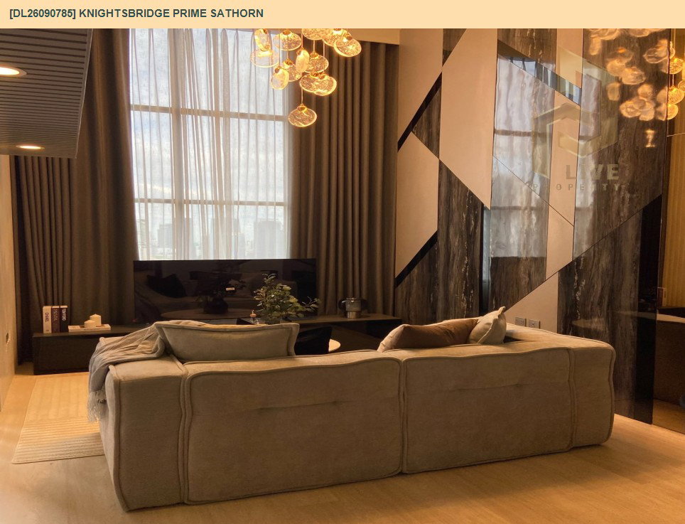 รูป DL26090785 ให้เช่าคอนโด ไนท์บริดจ์ ไพร์ม สาทร (Knightsbridge Prime Sathorn) ใกล้ BTS ช่องนนทรี พร้อมเข้าอยู่ โทรด่วน 0638692663 LineID @952jdxxk - รูปที่ 9/9