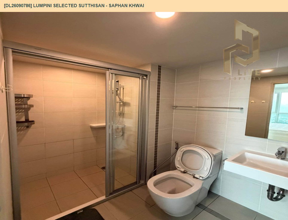 รูป DL26090786 ให้เช่าคอนโด ลุมพินี ซีเล็คเต็ด สุทธิสาร - สะพานควาย (Lumpini Selected Sutthisan - Saphan Khwai) ใกล้ BTS สะพานควาย พร้อมเข้าอยู่ โทรด่วน 0638692663 LineID @952jdxxk - รูปที่ 7/8