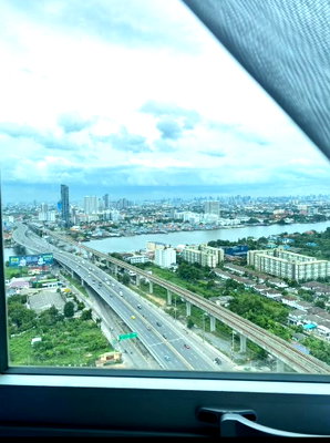 คอนโดให้เช่า : AA18680 | 1 ห้องนอน | 1 ห้องน้ำ | MRT Phra Nang Klao Bridge | 32 ตร.ม. | 12,000 บาท/เดือน | ชั้น 33 — Rich Park @ Chao Phraya กรุงเทพฯ