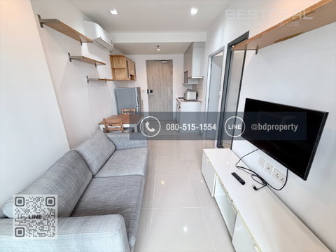 Bestdeal ให้เช่า 1 ห้องนอน 31ตรม.ราคา 16,000/เดือนเท่านั้น เฟอร์นิเจอร์และเครื่องใช้ไฟฟ้าครบ“IDEO MOBI RAMA 9” ใกล้MRT และ เซ็นทรัลพระราม 9
