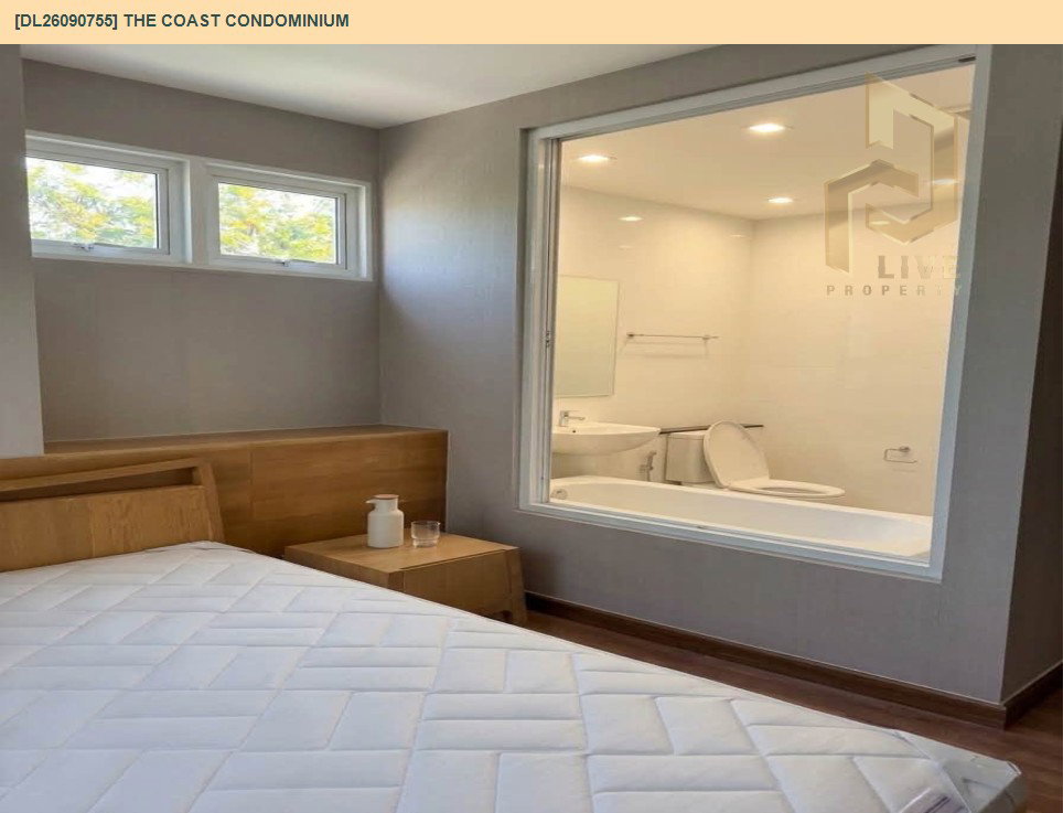 รูป DL26090755 ให้เช่าคอนโด เดอะ โคสต์ คอนโดมิเนียม (The Coast Condominium) ใกล้ BTS บางนา พร้อมเข้าอยู่ โทรด่วน 0653619502 LineID @952jdxxk - รูปที่ 6/7