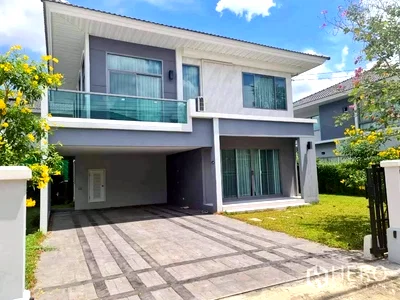 Houses for rent Suwannaphum International Airport : For Rent or Sale 4 Bedroom Detached House in Perfect Place Rama 9-KrungthepKreetha in Khlong Song Ton Nun, Lat Krabang, Bangkok