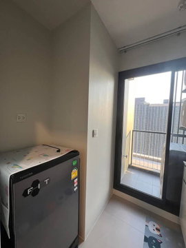 MN019726 | 1Bed | 1Bath | MRT Phra Nang Klao Bridge | 29sqm | THB 12,000/mo | Fl.30 — The Politan Aqua Bangkok