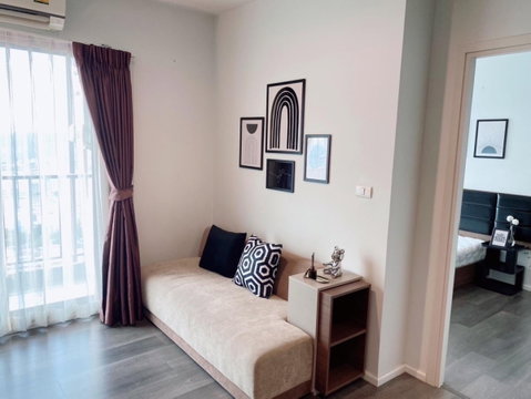 MN011421 | 2Bed | 2Bath | MRT Sutthisan | 55sqm | THB 27,000/mo | Fl.15 — Life Ratchadapisek Bangkok