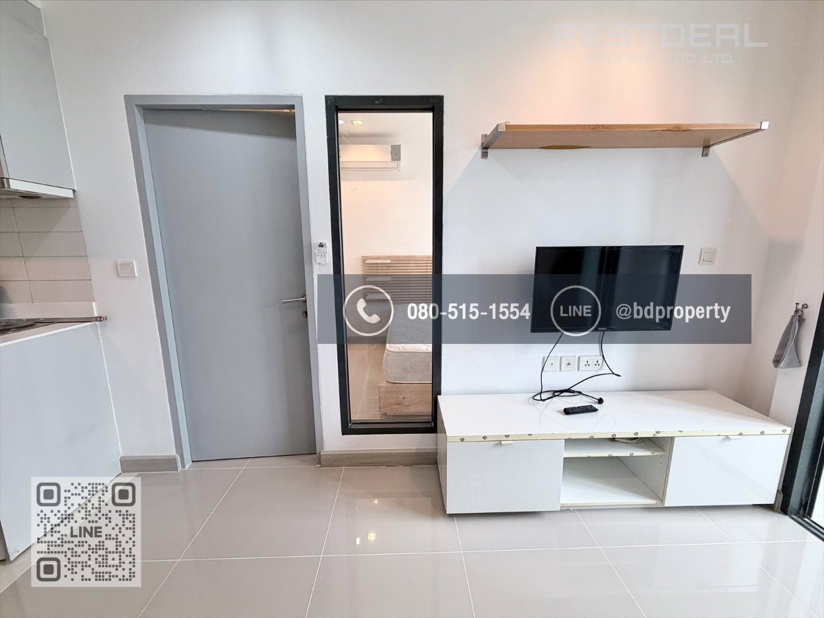 รูป Bestdeal ให้เช่า 1 ห้องนอน 31ตรม.ราคา 16,000/เดือนเท่านั้น เฟอร์นิเจอร์และเครื่องใช้ไฟฟ้าครบ“IDEO MOBI RAMA 9” ใกล้MRT และ เซ็นทรัลพระราม 9 - รูปที่ 4/14