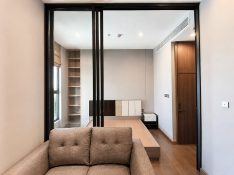 ZMY8125 | Studio | 1Bath | MRT Phetchaburi | 36sqm | THB 28,000/mo | Fl.10 — Esse By Singha Estate Bangkok