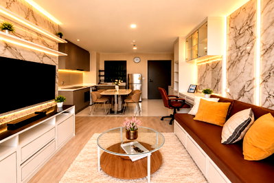 Condos for sale : 🔥 Sale with tenant !! 🔥 Rhythm Rangnam, 2 bedroom, 2 bathroom, high floor 10++ !! Code C20230105247 furnished, Special Deal!!📣📣