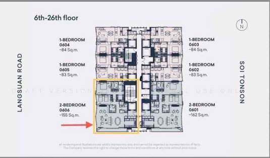 รูปภาพ MN011216 | 3Bed | 2Bath | Pattaya SRT | 114sqm | THB 89,000/mo | Fl.34 — Veranda Residence Bangkok