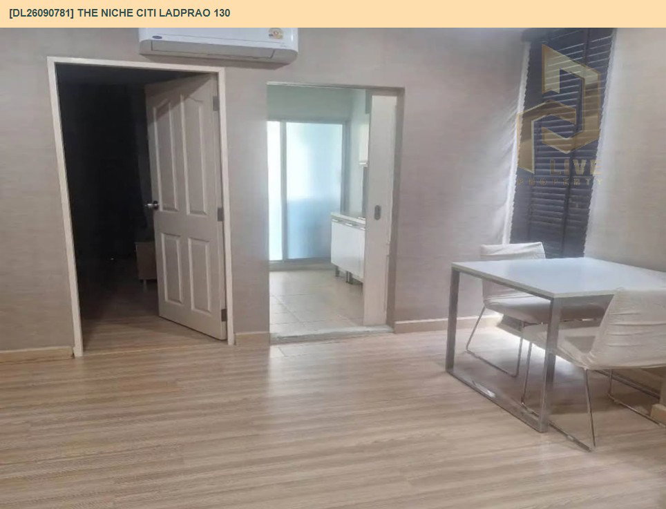 1-bed condo for rent, 42 sqm, The Niche Citi Ladprao 130