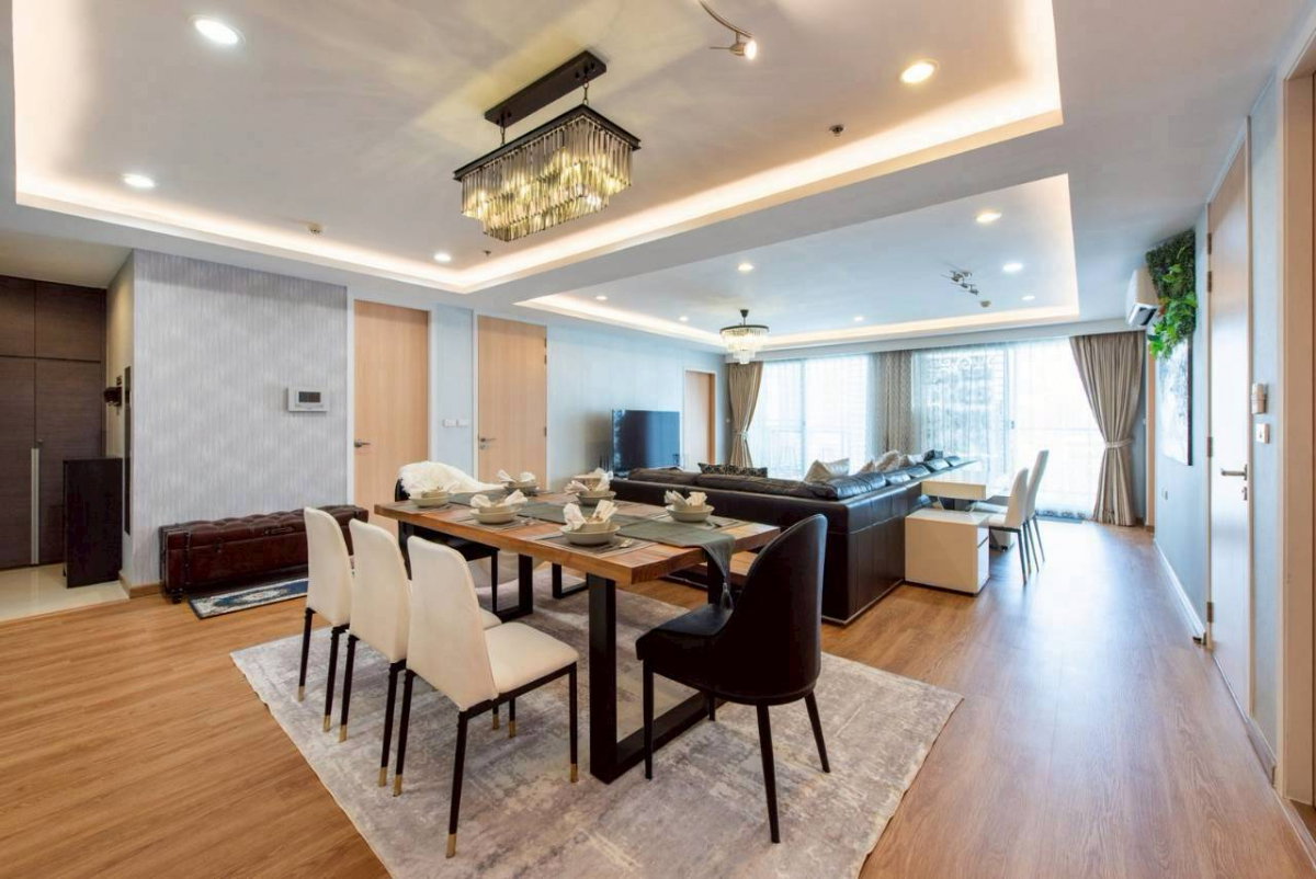 รูป Condo for RENT : 15 Sukhumvit Residence 4 Bedroom  2 Bathroom (Bathbub)  / City View  𝐅𝐥𝐨𝐨𝐫 : 16  ✅Fully furnished - รูปที่ 3/19