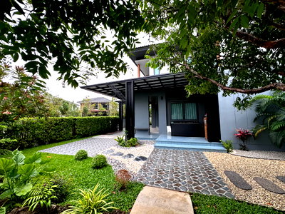 บ้านเดี่ยว ชลบุรี : บ้านเดี่ยว ภัททาดีไฟน์ 91ตร.ว 4ห้องนอน 3ห้องน้ำ