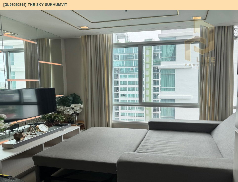 รูป DL26090814 ให้เช่าคอนโด เดอะ สกาย สุขุมวิท (The Sky Sukhumvit) ใกล้ BTS อุดมสุข พร้อมเข้าอยู่ โทรด่วน 0653619502 LineID @952jdxxk - รูปที่ 11/14